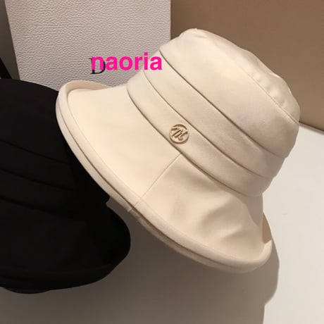 予約制　２色展開　シンプルハット