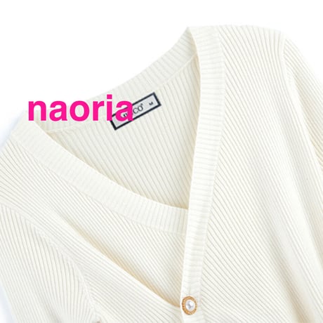 予約制　２色展開  クロスネックリブニットワンピース