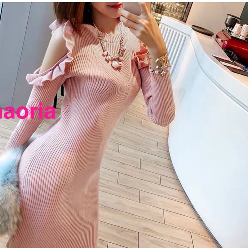 ピンク ノースリーブ ワンピース フリル付き coeur a coeurフリル付きピンクノースリーブワンピース 80cm