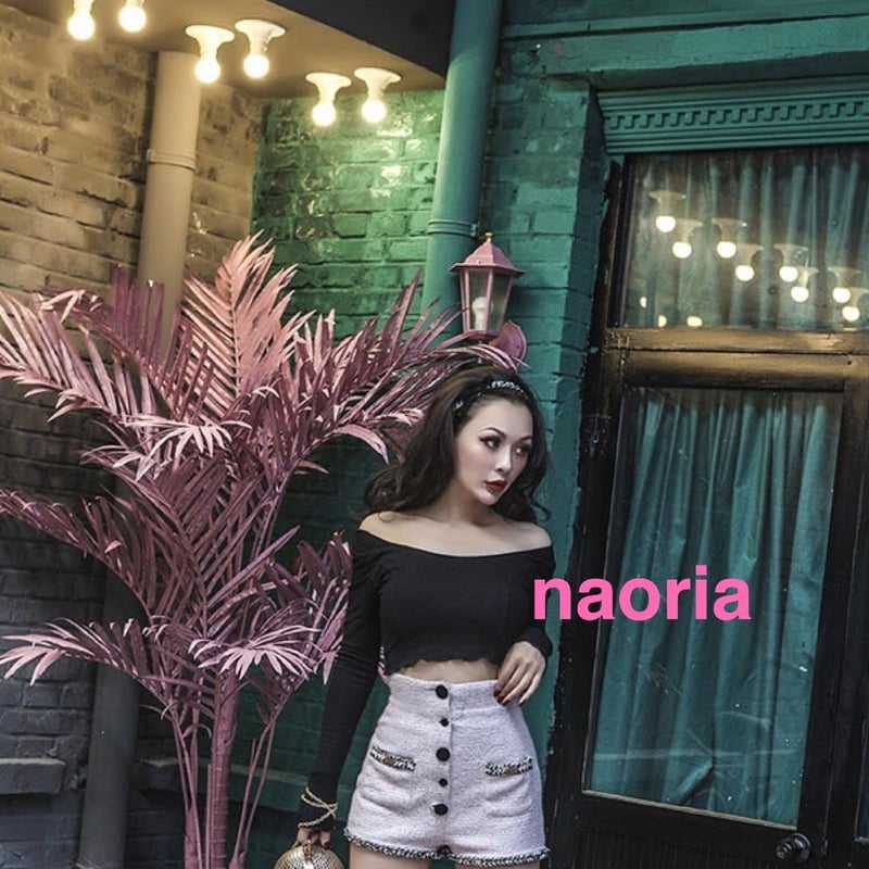 即納再入荷 ピンクツイードハイウエストショートパンツ | naoria