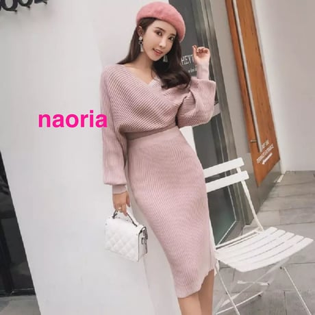 訳有り即納　ラメカシュクールニット単品