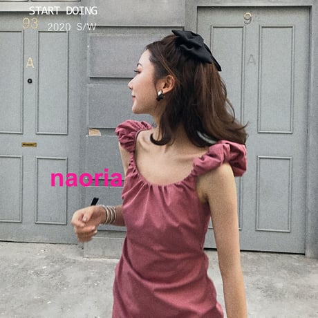 即納　３色展開  ２wayストレートラインワンピース