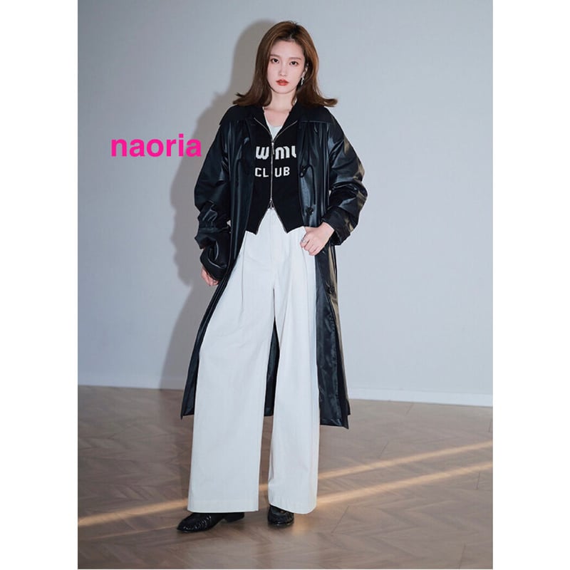 予約制 2色展開 防水フェイクレザーコート | naoria