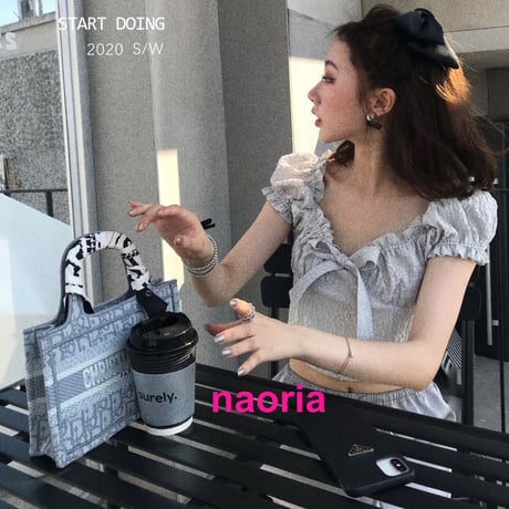 訳有り即納　　パフスリーブオフショルトップス単品