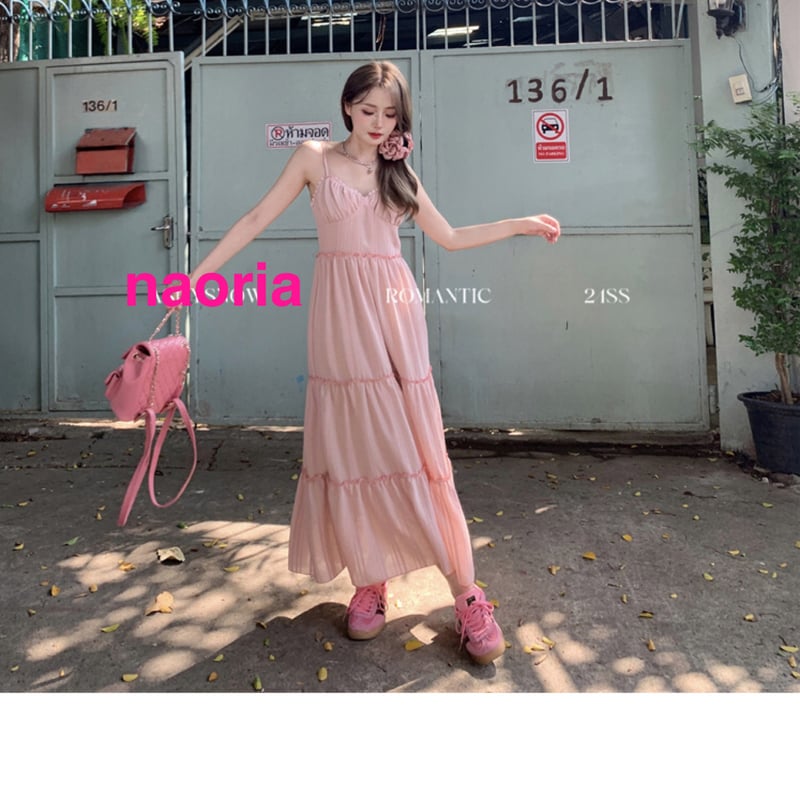 完売★Sサイズ　TFW49 ノースリーブワンピース ピンク 完売☆Sサイズ TFW49 ノースリーブワンピース ピンク