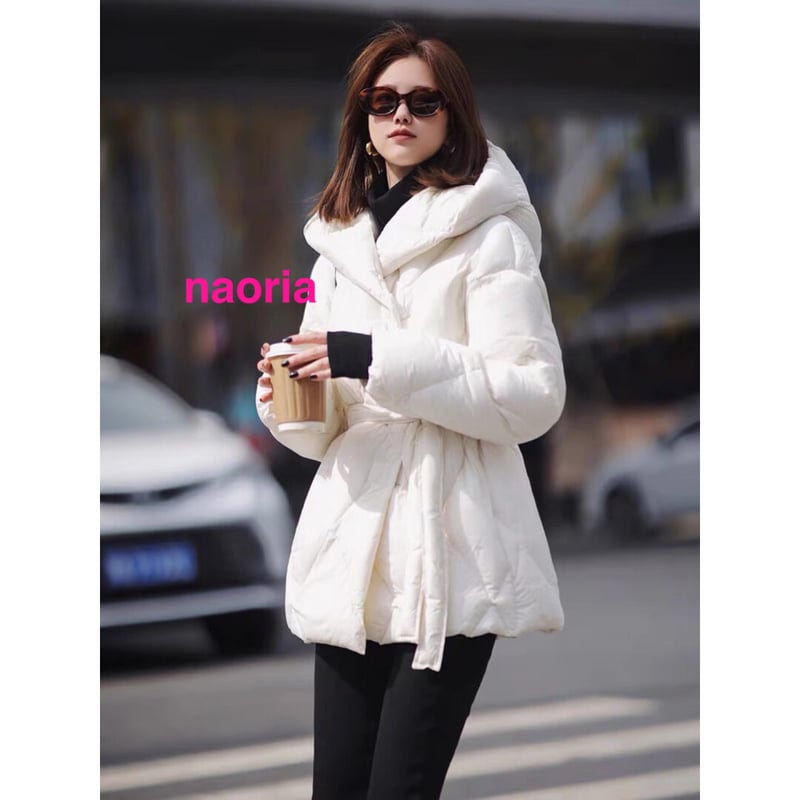 ホワイトショートコート martinique(マルティニーク)｜ノーカラー