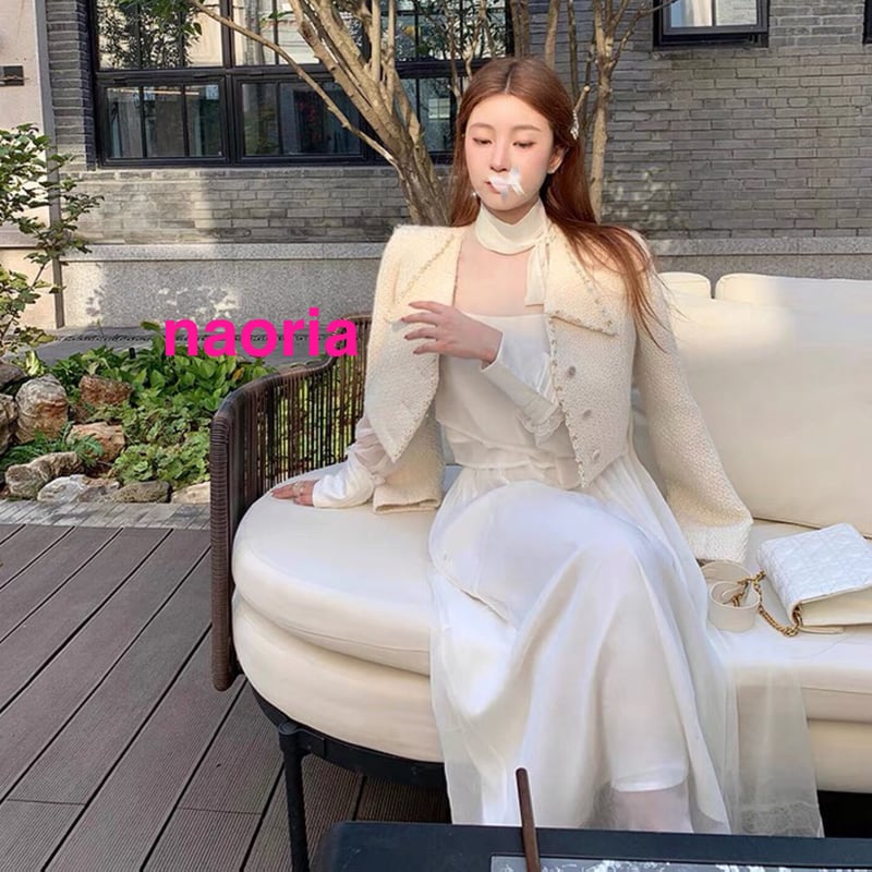 予約制 2色展開 ショート丈ジャケット単品 | naoria