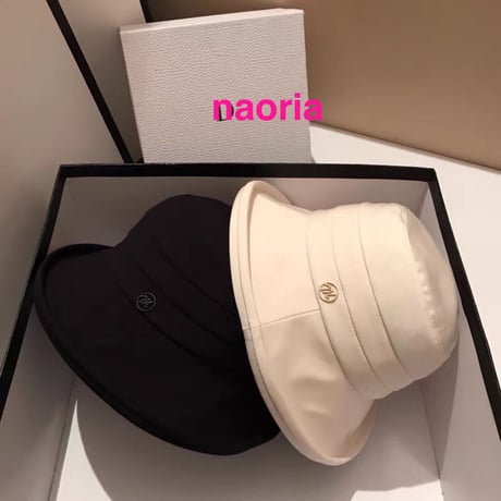 予約制　２色展開　シンプルハット