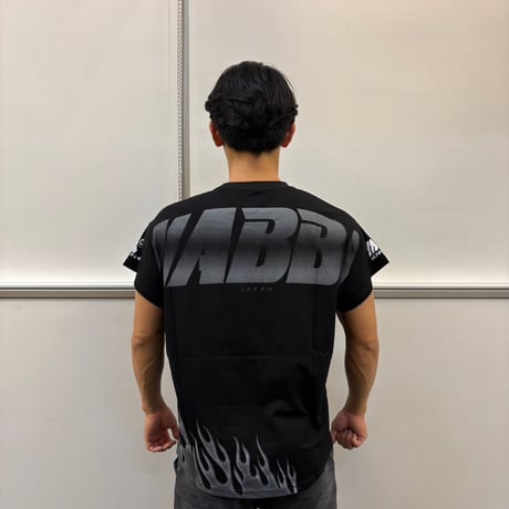 MONKEY4✖️NABBA JAPAN ⁡ [fire pattern T-shirt]