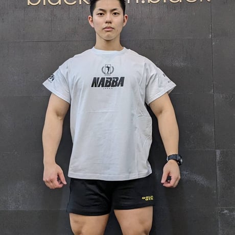 MONKEY4✖️NABBA JAPAN ⁡ [skull print  T-shirt  WHITE］