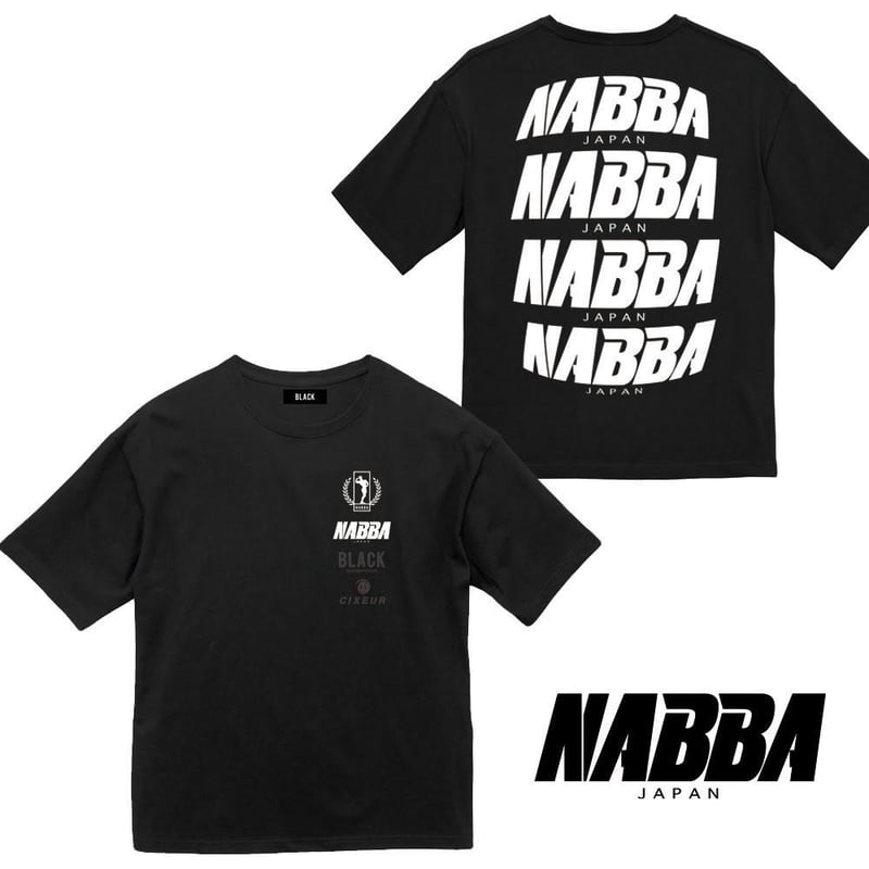 NABBA JAPAN × BLACK GYM Tシャツ C | FAWIN/BLACKGY