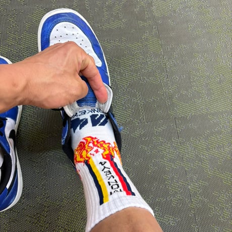 【MONKEY４ × CIXEUR】 Fire Pattern Socks