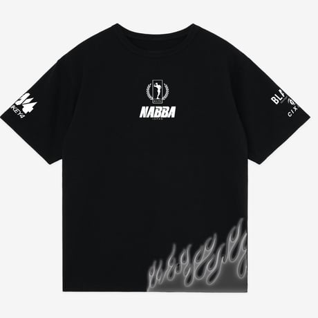 MONKEY4✖️NABBA JAPAN ⁡ [fire pattern T-shirt]