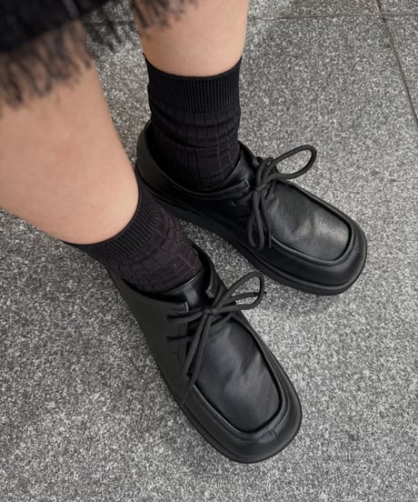 Lace up loafers