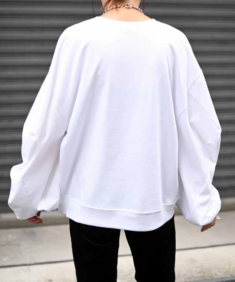 ≪再入荷≫カットアウトボリュームスリーブカットソー | MARIENT
