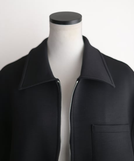ストリングZIPショートブルゾンベスト
