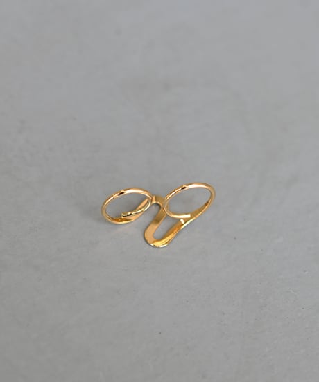 【アクセ1100円均一】Undulate Finger Ring