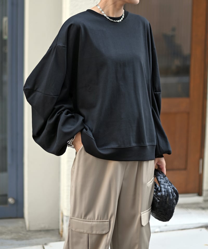 ≪再入荷≫カットアウトボリュームスリーブカットソー | MARIENT