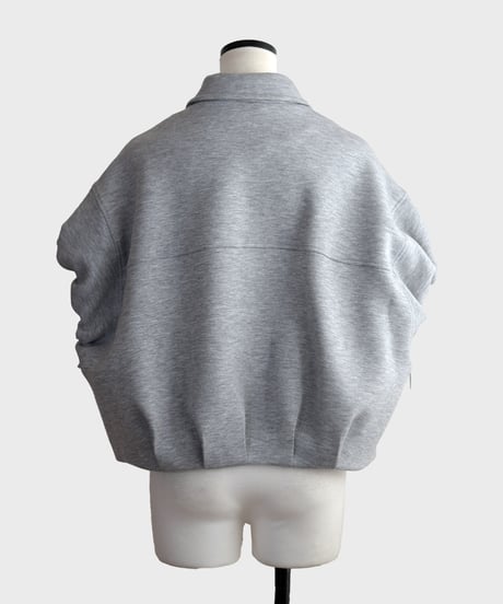 ストリングZIPショートブルゾンベスト