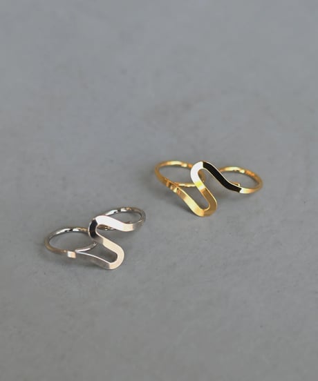 【アクセ1100円均一】Undulate Finger Ring