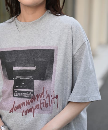 フォトプリントルーズTシャツ