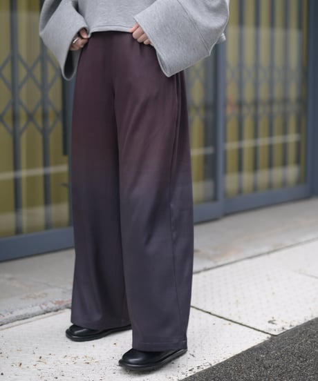 グラデーションプリントパンツ