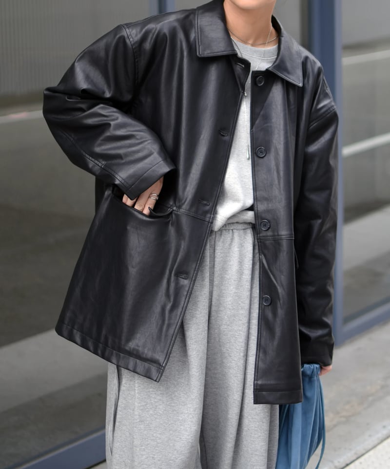 ハーフエコレザーJK | Marient 