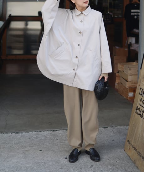 ソフトツイルポンチョシャツ