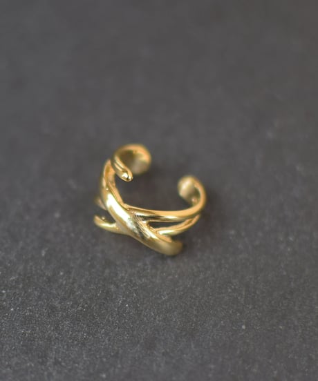 【アクセ770円均一】Double Cross Ear Cuff