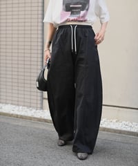 ダブルウエストパラシュートパンツ
