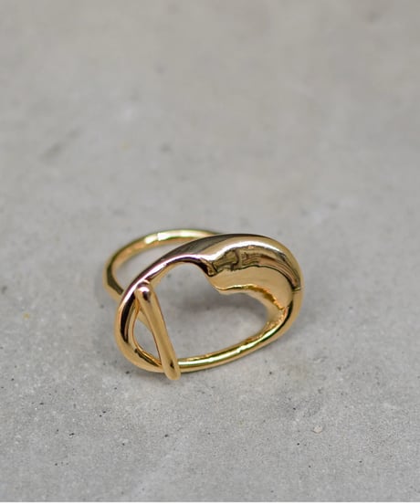 【アクセ1100円均一】Circle T Ring