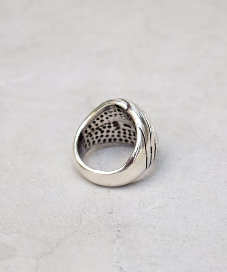 【アクセ1100円均一】Wave Silver Volume Ring＃925