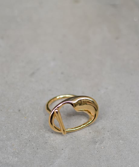 【アクセ1100円均一】Circle T Ring
