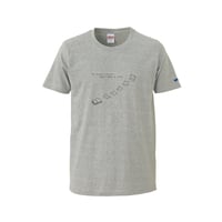 T-shirt "A Harbor of  Words"  -Gray-　＊オンラインストア限定