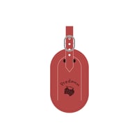 Leather Bag Tag "15" Predawn 15th Anniversary  Special Goods