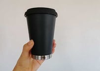 CFY-GS1   thermo mug コーヒータンブラー350ml (silver/black)