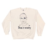 Don`t worry  sweat shirts(Ms.B) WH