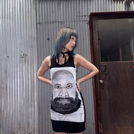 Don’t worry Tank top dress(BK)