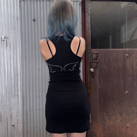 Don’t worry Tank top dress(BK)