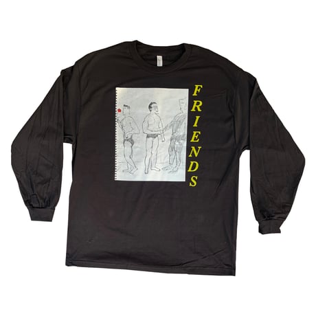 FRIENDS  L/S shirts (BK)