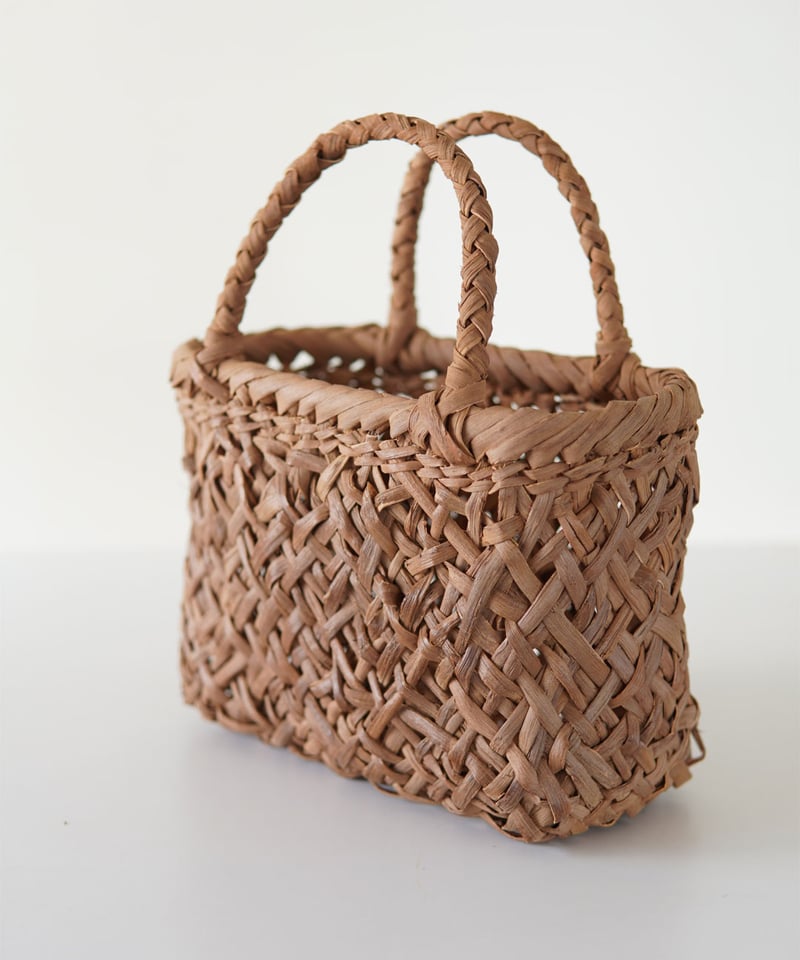 山葡萄 乱れ編み かごバッグ 横幅23cm (オズのかごバッグ) | オズの