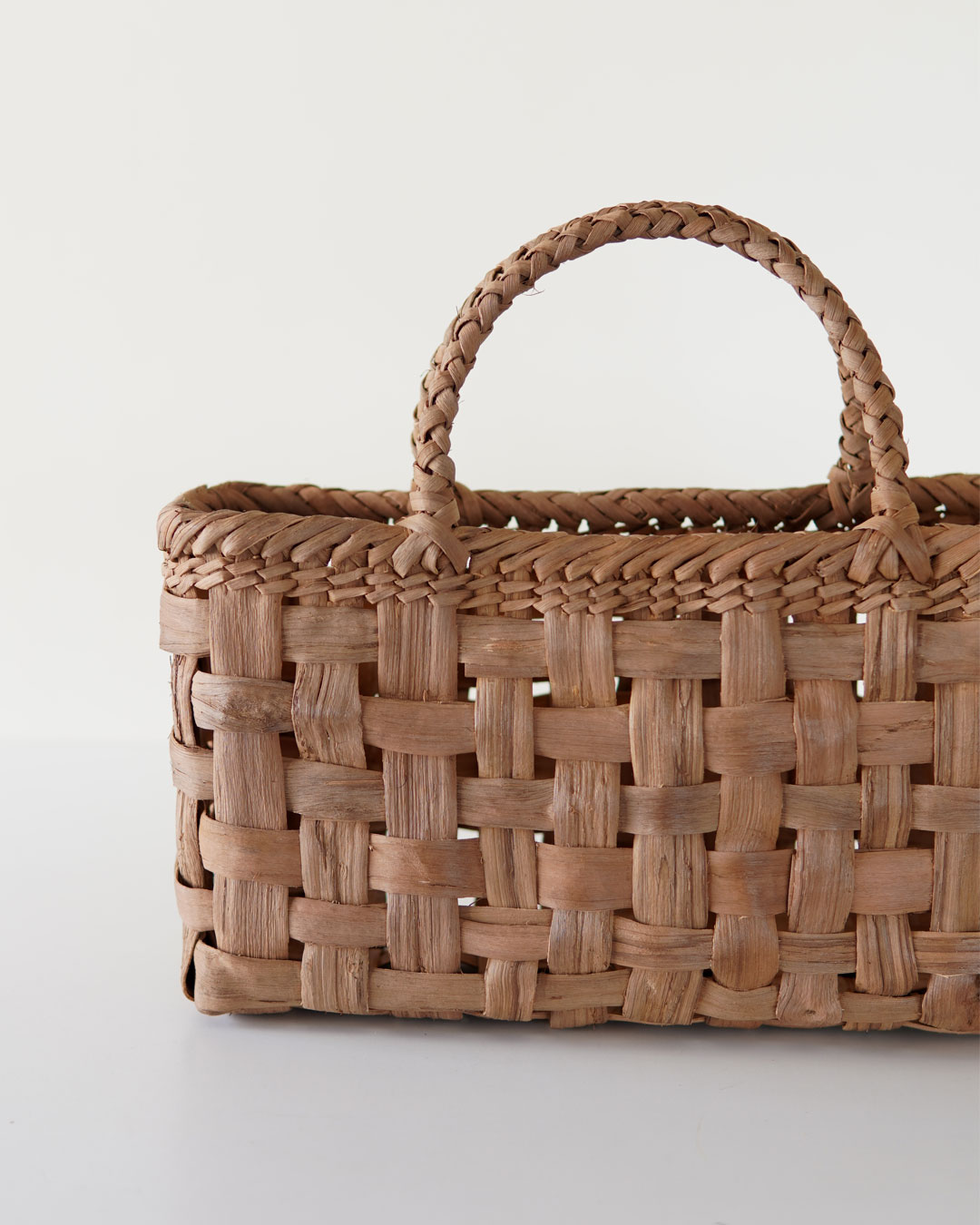 山葡萄 ざっくり編み かごバッグ 横幅35cm (オズのかごバッグ