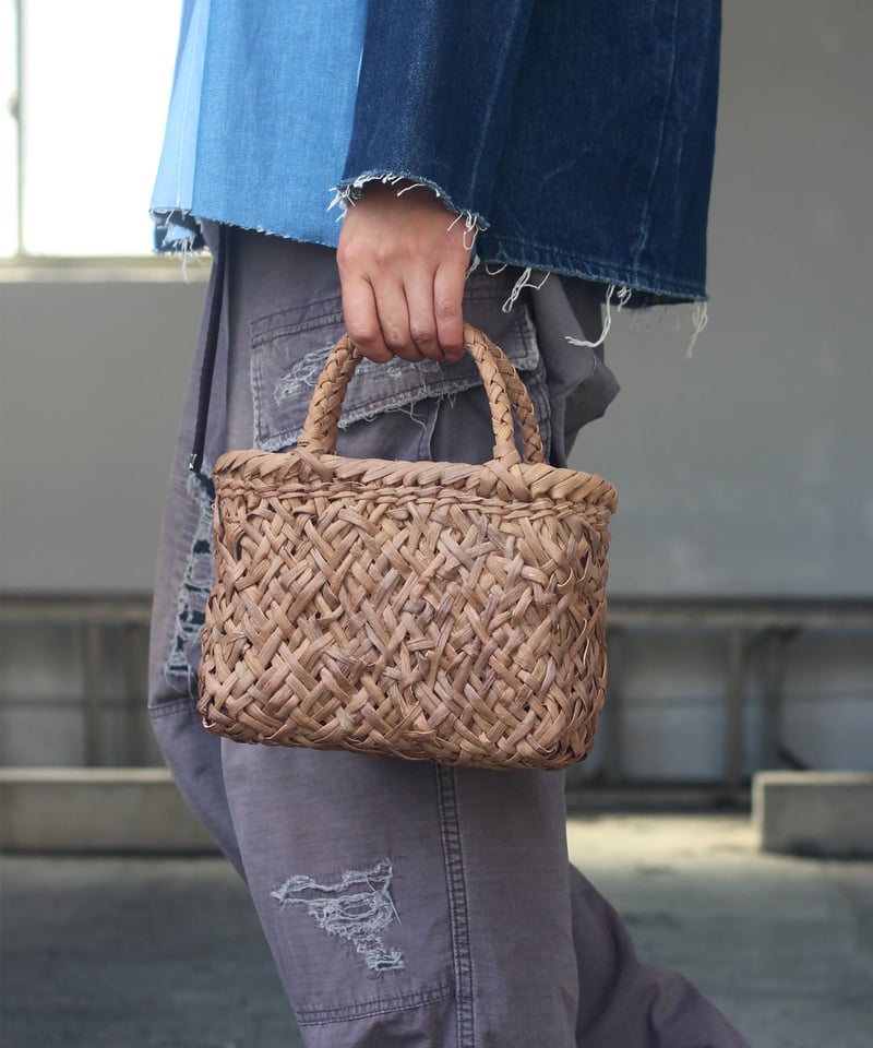 山葡萄 乱れ編み かごバッグ 横幅23cm (オズのかごバッグ