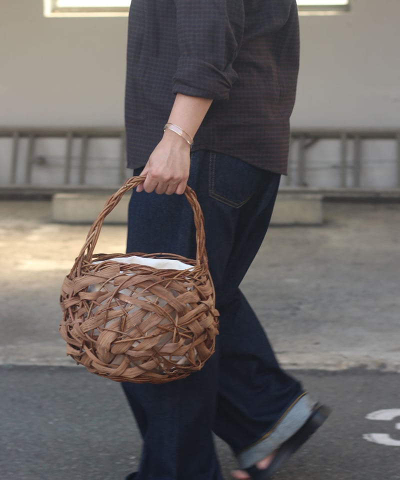 山葡萄×あけび の 乱れ編み かごバッグ 小ぶりタイプ (オズの 山葡萄×あけび の 乱れ編み かごバッグ 小ぶりタイプ (オズの