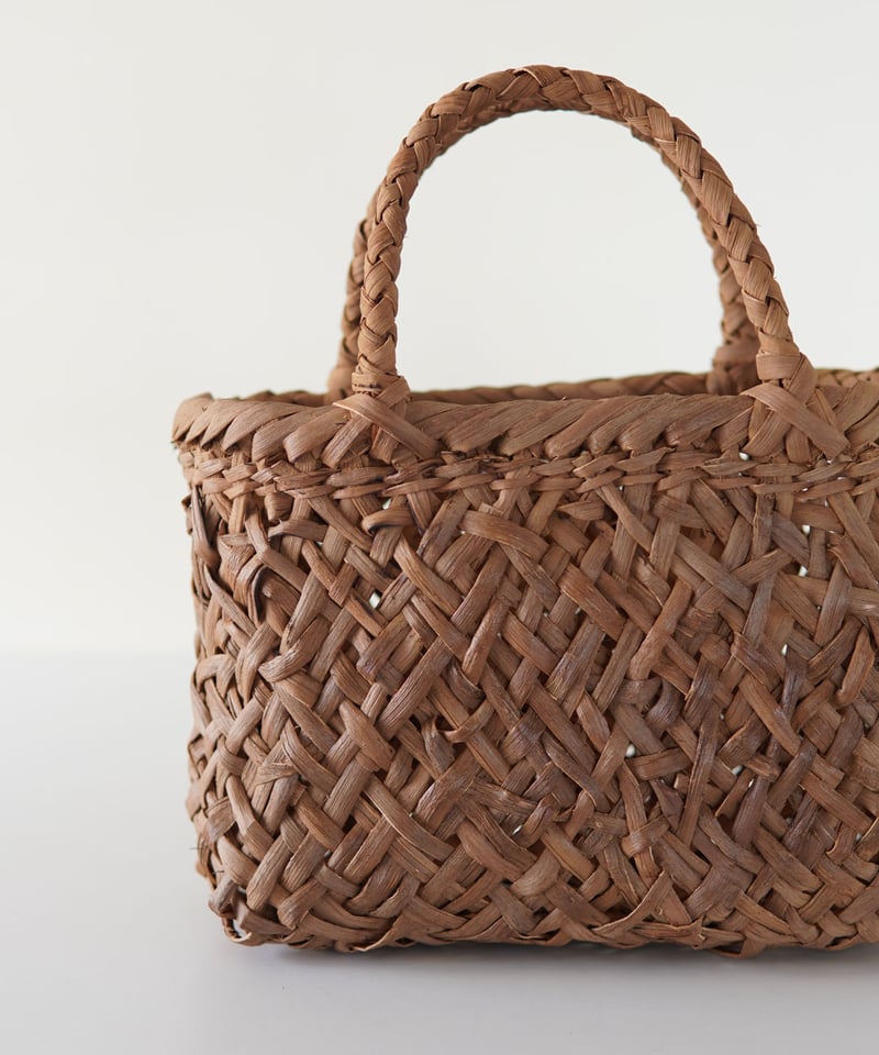 山葡萄 籠バッグ 乱れ編み 国産山葡萄 山葡萄籠バッグ 太ひご乱れ編み 一番皮 内布あり A4