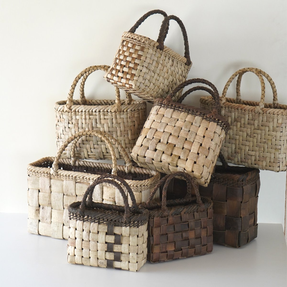 かごバッグ 作家作品 お値下げしました。 お待たせしました！ | オズのかごバッグ