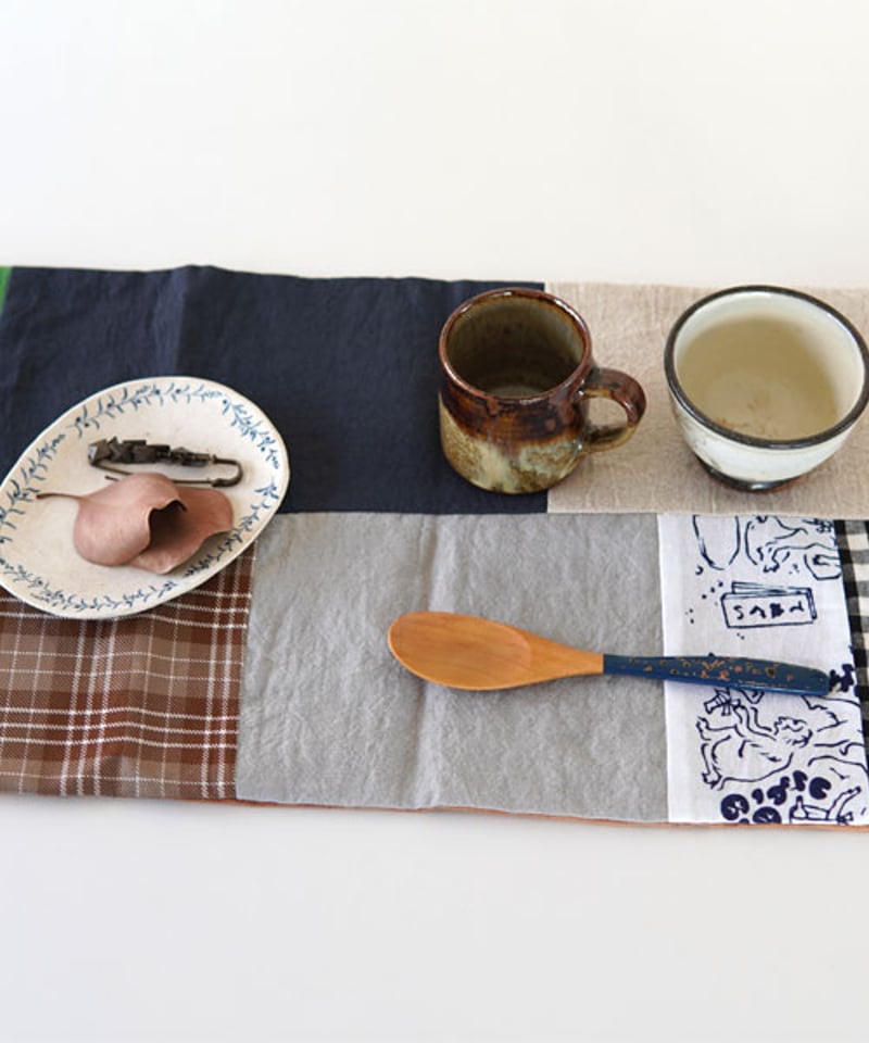 バリエーションマット 「パッチワーク」53cm×30cm ランチョン・籠蓋布