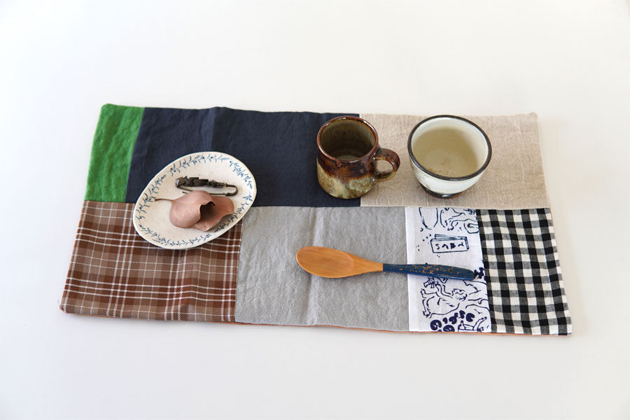 バリエーションマット 「パッチワーク」53cm×30cm ランチョン・籠蓋布