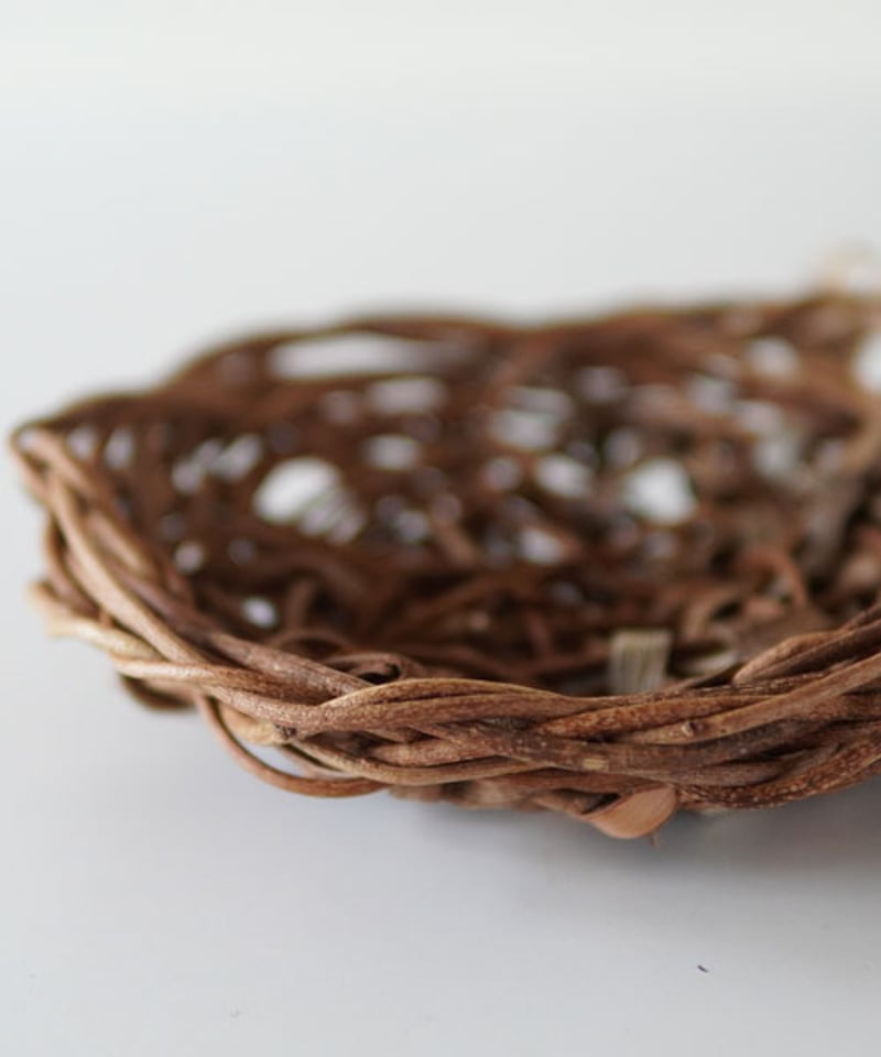 あけび×胡桃×山葡萄 乱れ編み トレイ (オズのかごバッグ) | オズのかご