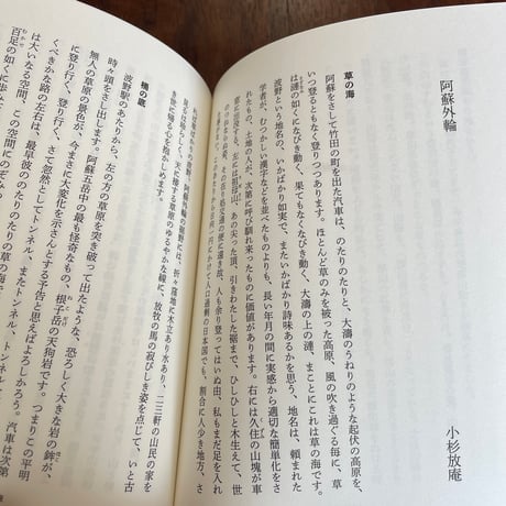 作家と山